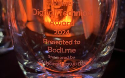 Bodi.Me Wins Esteemed Digital Award at the UK’s 10th Annual Laundry and Drycleaning Awards Event   
