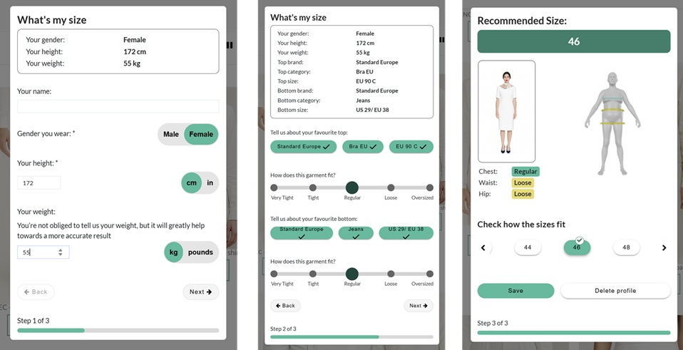 Size-Me 5.0 multilingual sizing workflow for uniform programmes".: "Size-Me 5.0 multilingual sizing workflow for uniform programmes