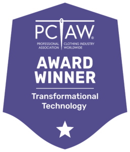 PCIAW (Professional Association Clothing Industry Worldwide) award winner, Transformational Technology